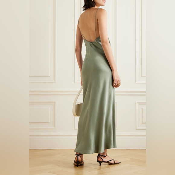 Anine Bing Chloe Artichoke Silk Dress - Picture 4 of 7